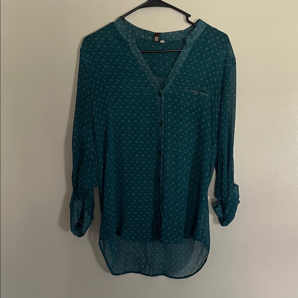 Sheer Tunic Top - Size Small
